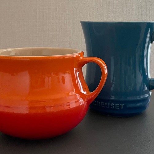 Creuset mug soup - le,