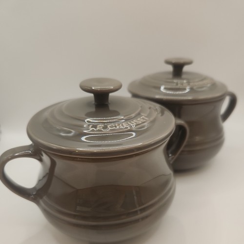 Pair creuset grey - pair, stoneware