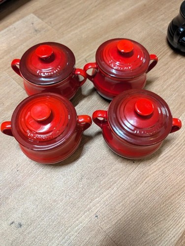 Creuset lidded soup bowls - lidded,