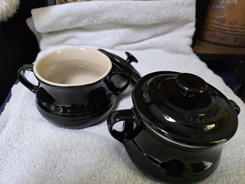 Creuset black poterie - creuset,