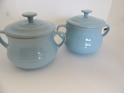 Creuset soup bowl with - le, lid