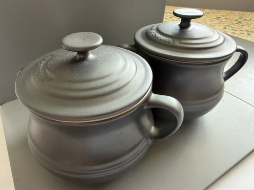 Creuset stoneware lidded - creuset, 2x