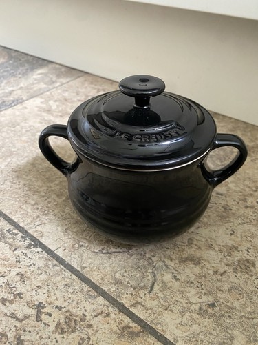Creuset black soup bowl - black,