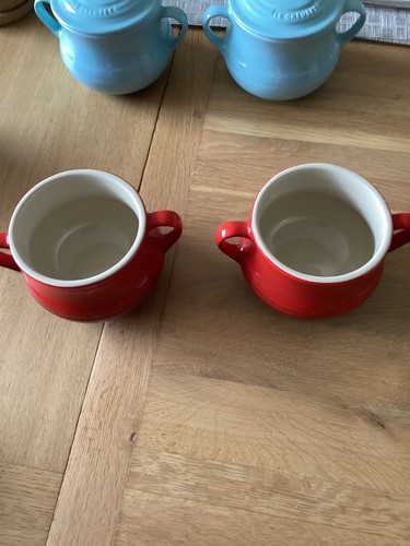 Creuset orange soup - le, /bean