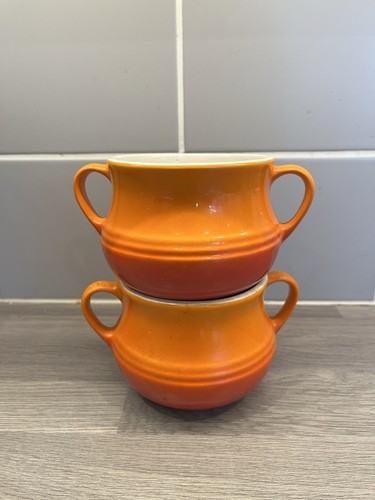 Creuset 2 handled soup - x,