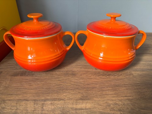 Creuset soup bowls 2 - bowls,